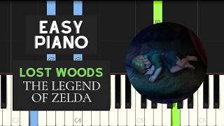 Lost Woods (EASY Piano Tutorial) - The Legend of Zelda