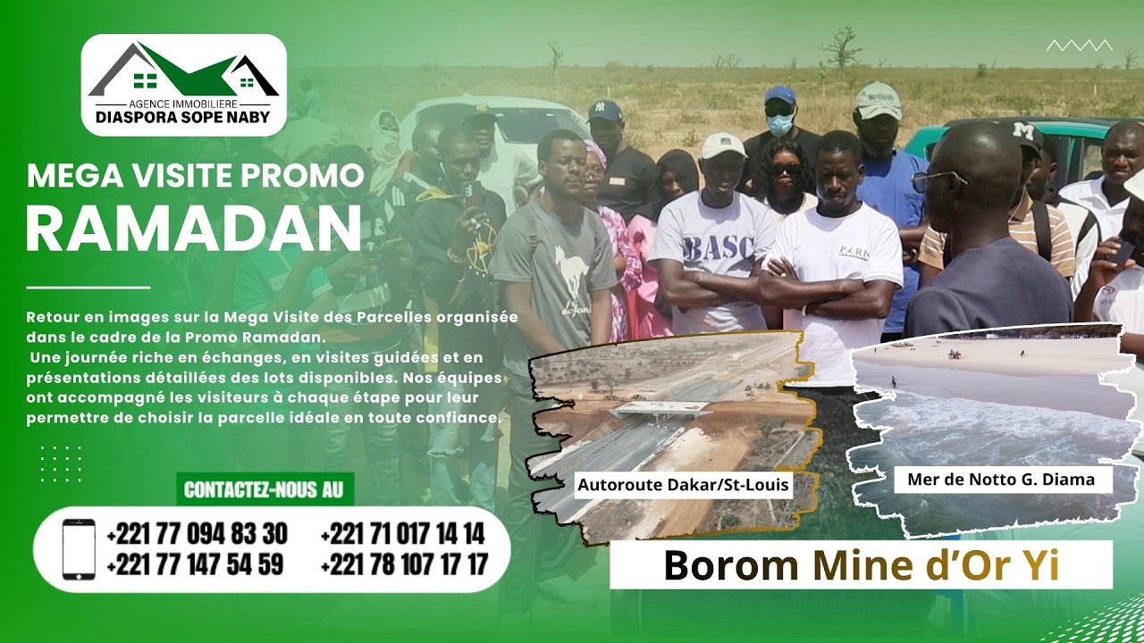 📢Promo Ramadan Toujours en Cours : Réservez Votre Parcelle Dès Aujourd’hui🏡