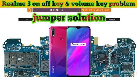 Realme 3 on off key & volume key not working problem jumper solution|#thesoilboy