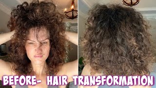 UPDATED  CURLY HAIR ROUTINE USING INNERSENSE ORGANIC BEAUTY