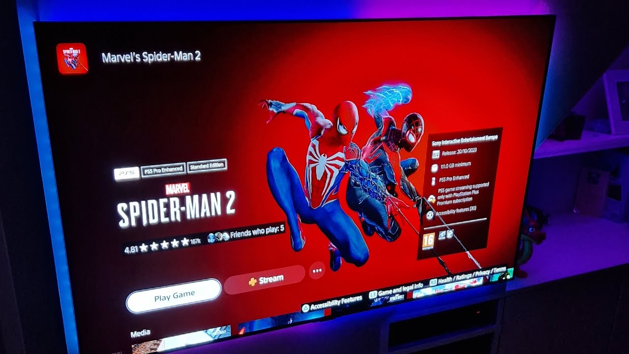 PS5 Pro : SpiderMan 2 On My LG G3 Looks Amazing 