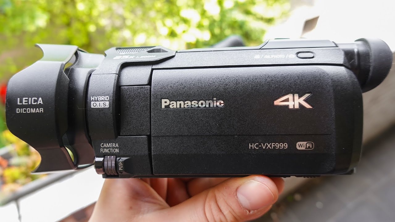 Panasonic HC-VXF999 4k Camcorder test + zoom + video footage in