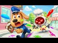 Zap be careful with electricity  kids safety tips  kids cartoon  sheriff labrador  babybus