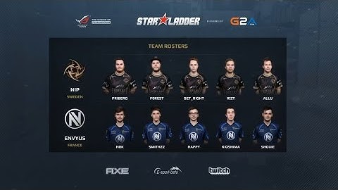 STARSERIES S12 LAN FINALS NiP vs EnVyUs (cache#1)