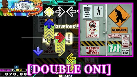 【DDR UNIVERSE3】 Out of Decaf / NEKOJIRA [DOUBLE ONI] 譜面確認+Clap