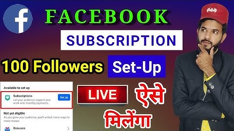 Facebook Subscription setup in 2 minutes | Facebook subscription A - Z information details videos