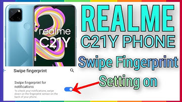 Realme C21y Phone Smart Setting Swipe Fingerprint Setting on on ..#rajuhelp24 #phone #setting