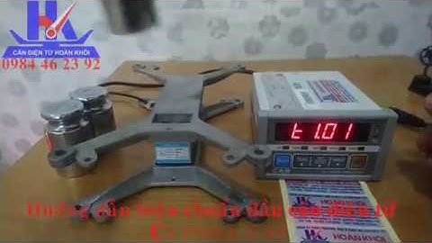 Hướng Dẫn Hiệu Chuẩn Đầu Cân Điện Tử CAS CI 1500A ✅ #Cân Điện Tử Hoàn Khôi