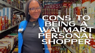 Vlogtober: What They Don’t Tell You! Some Cons To Working For Walmart/ Personal Shopper