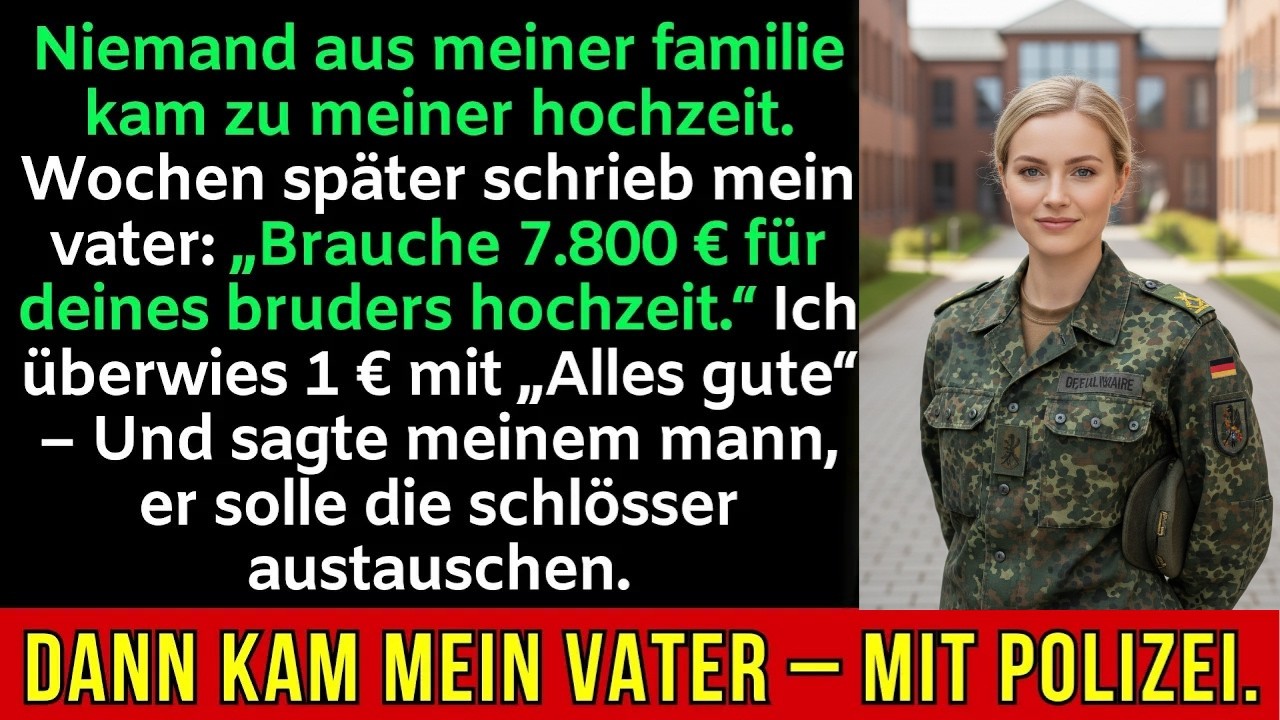 Meine Familie ließ mich an meiner Hochzeit im Stich – dann kam mein Vater mit der Polizei