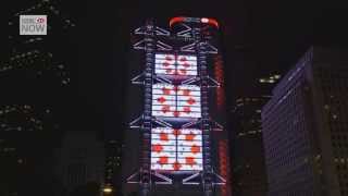 As part of hsbc's 150th anniversary programme, the hsbc main building,
situated at 1 queen's road central, hong kong, illuminates victoria
harbour with a uni...