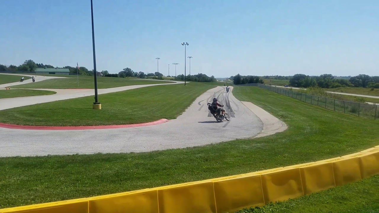 MopedGP Midwest practice laps.