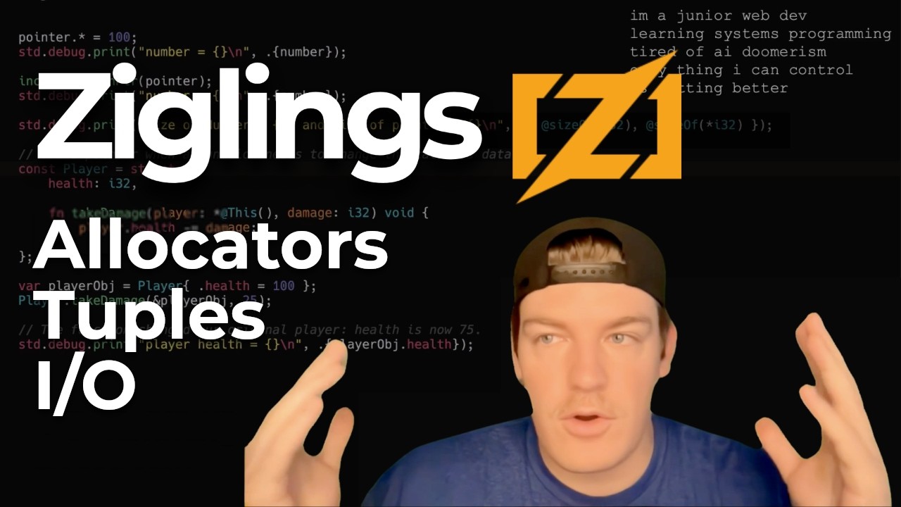 Ziglings Part 6 - Handcoding Zig - Learning Systems Programming - YouTube