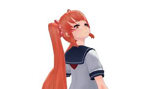 MMD Cat mode and a glass of water Motion +DL