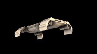 Creating shuttle model in After Effect Element 3D scifi shuttle Tutorial