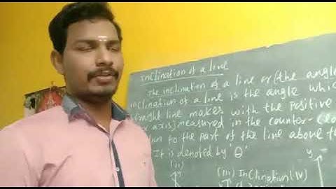 Tenth maths exercise 5.2 introduction about slope and angle of inclination