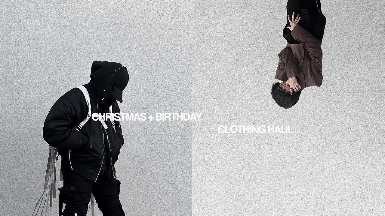 HUGE Christmas + Birthday Clothing Pickups | OLD ORDER, Balenciaga x Adidas, Coach, and More