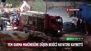 Gaziantepte Feci Ölüm Yem Karma Makinesine Düşen Besici Hayatını Kaybetti