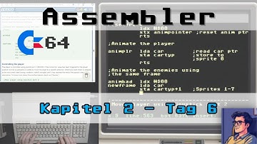 Lerne Assembler | Programmiere ein Spiel | Kapitel 2 - Tag 6
