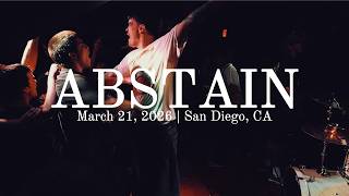 Abstain | 3.21.26 | The Che Cafe | San Diego, CA [full set]