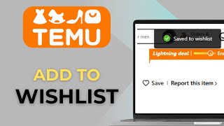 How To Add a Product To Wishlist On Temu EASY screenshot 5