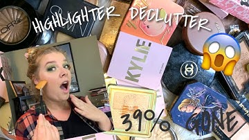 Getting Rid of Almost Half of My Highlighter Collection | Declutter With Me