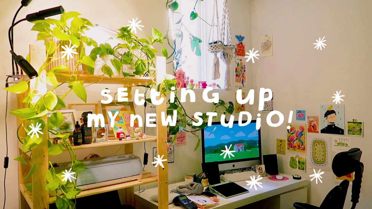 moving into my new art studio + home! studio vlog 21 - YouTube
