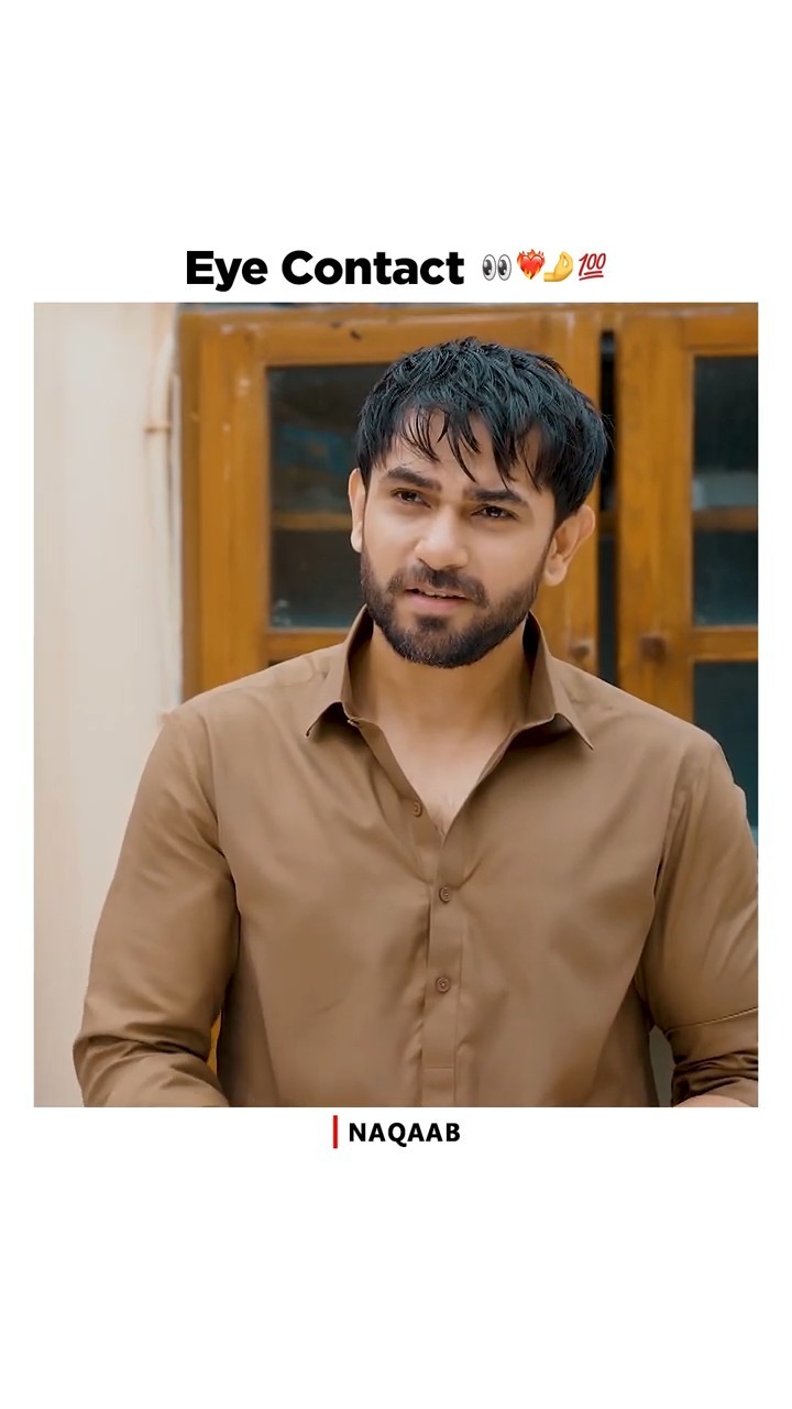Eye Contact ???✨ #naqaab #aliansari #shorts