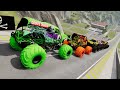 Epic High Speed Monster Truck Jumps And Crashes #102#beamngdrive #monster #monstertruck #usa