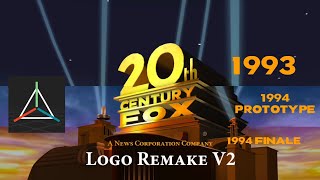 20th Century Fox (1993 & 1994) Logo Remake V2 Prisma3D ( Drive File)