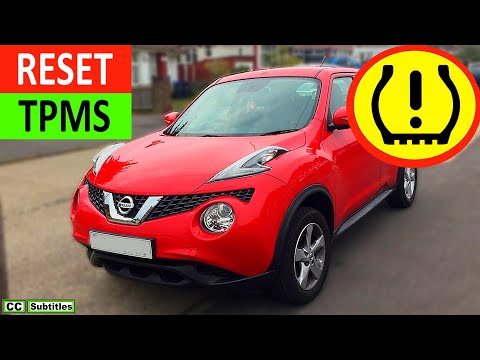 Cara mereset Lampu Tekanan Ban pada Nissan Juke