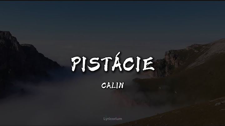 Calin - Pistácie (feat. Sofian Medjmedj) - Lyrics