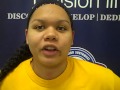 UMHB's Tina Miller on win over TLU in ASC VB Tourney.MP4