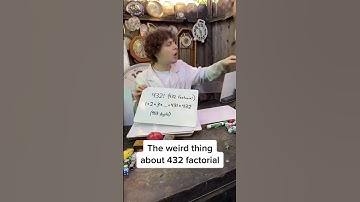 The WEIRD thing about 432 Factorial... #shorts