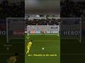 Ronaldo penalty and messi penalty.🤫🐐🥅 #football #viral #shortvideo