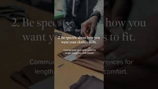 What to know before going to a tailor
