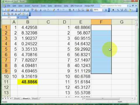 Probabilities & Dice Roll Simulations in Spreadsheets