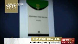 South Africa to probe spy cables leak