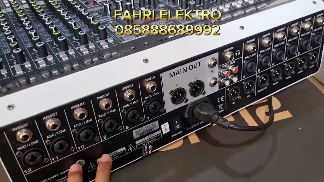 Pilihan Terbaik Mixer 12 Channel dari Dbvoice dan Ashley