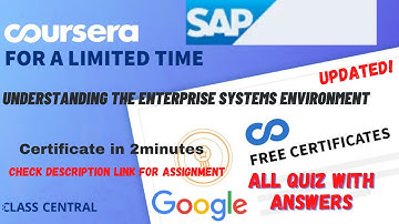 Understanding the Enterprise Systems Environment,(week-1-5) All Quiz Answers.#course #sap #mr #quiz