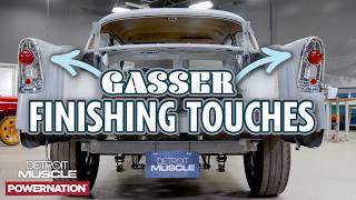 1956 Chevy Gasser Gets Killer Candy Dash & Sleek Tail Lights - Detroit Muscle S12, E15