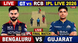 🔴RCB vs GT Final Match Live | Bengaluru vs Gujarat Live Match | Virat Kohli, Shubman Gill, Patidar