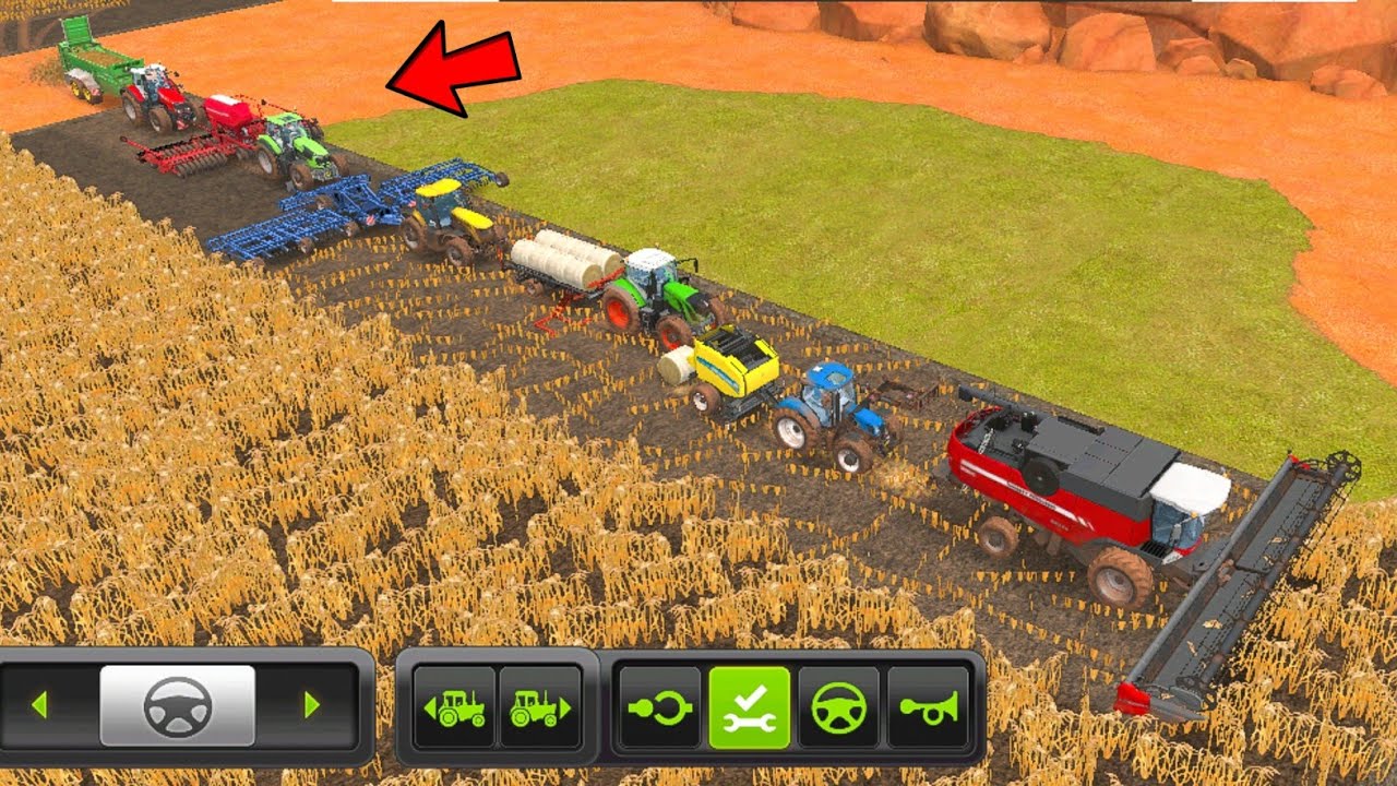 Multiple Work In One Field In Fs18 | Fs18 Gameplay?? - YouTube