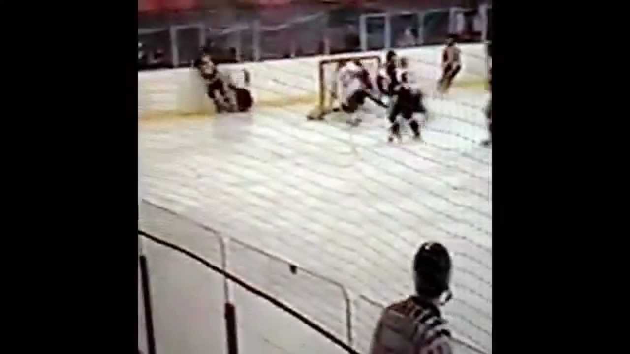 BRUTAL hockey injury. Torn ACL, Broken Collarbone, and Broken Rib