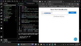 Classify text as  non-toxic or toxic screenshot 4