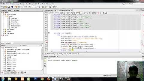 Menampilkan Data Di tabel pada Program Java Menggunakan Netbeans