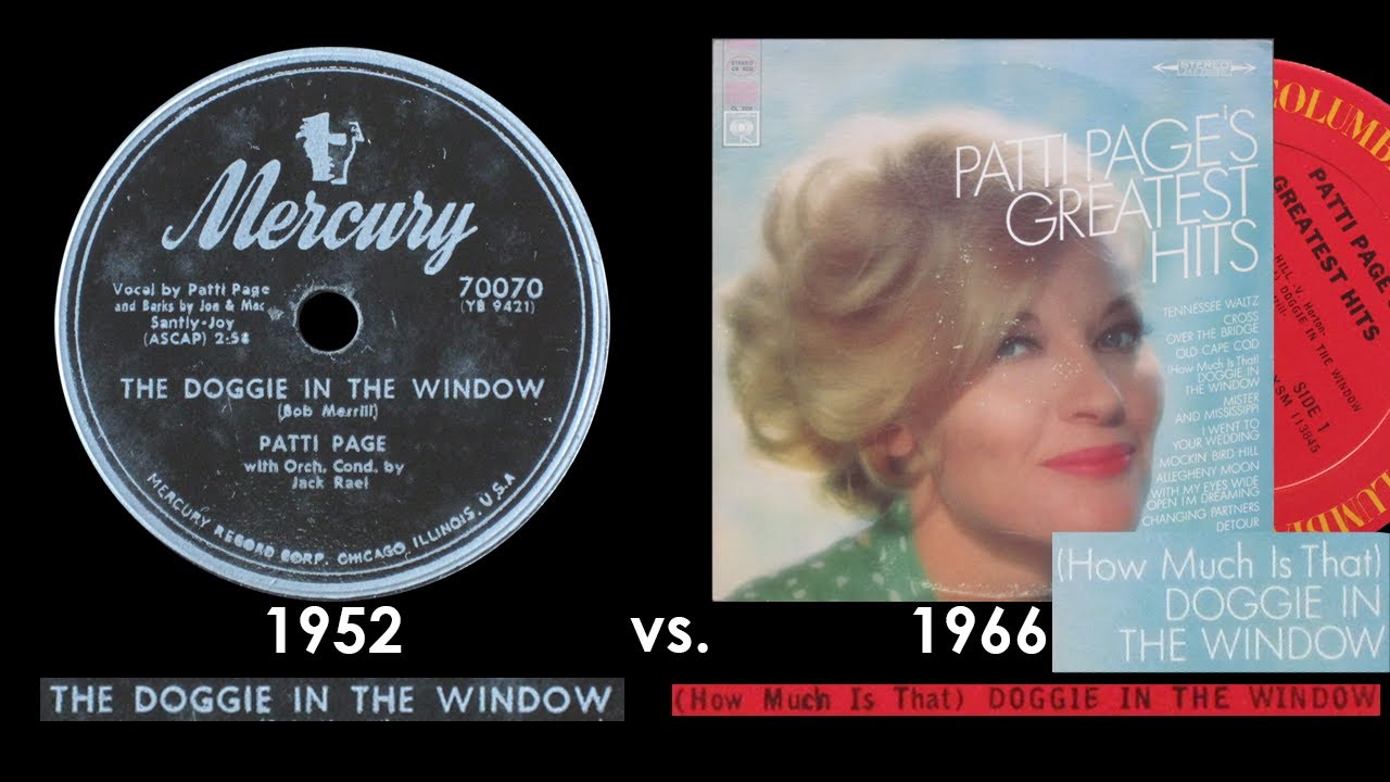 Doggie in the Window (1952/1966) BioShock side-by-side comparison