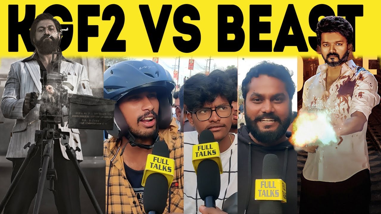 Beast vs KGF 2 Public Review | Beast vs KGF 2 | Beast vs KGF 2 Review In Tamil | Kgf2 review | Vijay