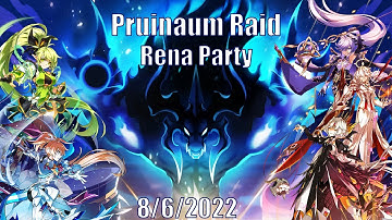 [Elsword INT] Pruinaum Raid Rena Party #3 8/6/2022 (No Healer!?)
