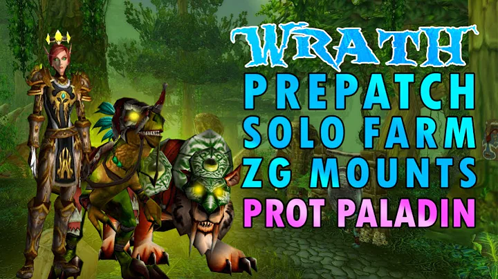 Pre-patch Raptor and Tiger Boss Solos Prot Paladin Guide - WotLK Classic Pre-patch